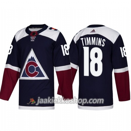 Miehille NHL Colorado Avalanche Pelipaita Conor Timmins 18 Adidas Alternate 2018-19 Authentic